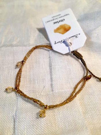 Honor Citrine Gold Colored Bracelet