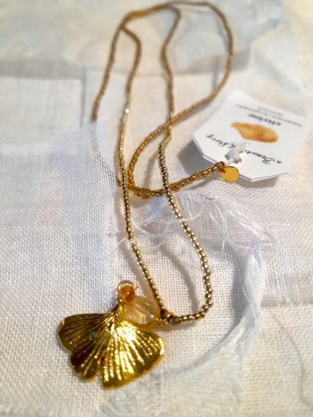 Blessing Citrine Gold Colored Necklace