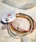 Nirmala Rose Quartz Silver Colored Bracelet - immagine 2