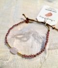 Emotion Rose Quartz Gold Colored Bracelet - immagine 2