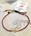 Knowing Rose Quartz Gold Colored Bracelet