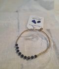 Proud Lapis Lazuli Gold Colored Bracelet
