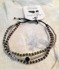 Loyal Black Onyx Silver Colored Bracelet - immagine 2