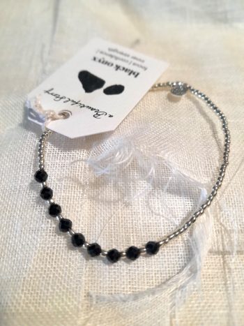 Proud Black Onyx Silver Colored Bracelet