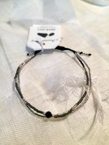 Loyal Black Onyx Silver Colored Bracelet