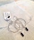 Talent Black Onyx Silver Plated Earrings