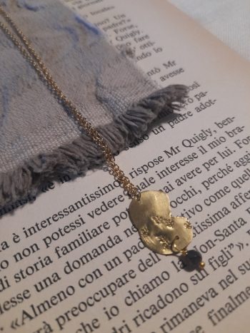 Collana FOGLIA grigio