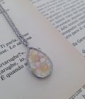 Collana con ciondolo a goccia Giallo - immagine 2