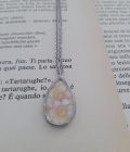 Collana con ciondolo a goccia Giallo - immagine 3