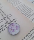 Collana con ciondolo ovale Viola - immagine 2