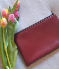 Bustina ecopelle bordeaux - immagine 3