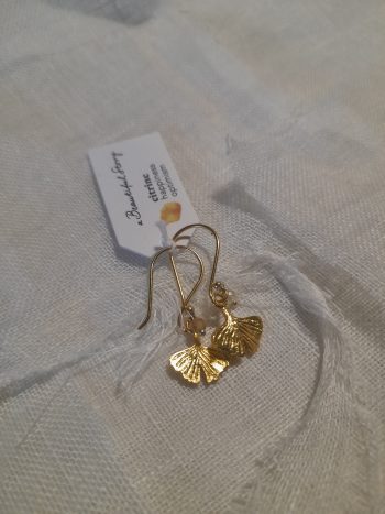 Generous Citrine Gold Plated Earrings - immagine 3